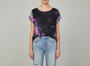 t shirty big bang theory: H&M Divided, Women's blouse, size S