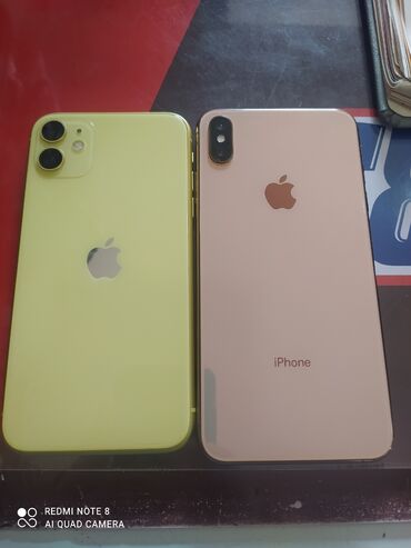 iphone 2: IPhone 11, 64 GB, Sarı, Face ID