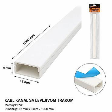 KMT Žičani kanali sa plavom trakom 2385597 Opis: - PVC kabl kanal sa