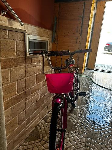 velosiped teker: Uşaq velosipedi – Lucky Kids Super, 1 sürət - Rəng: çəhrayı/qara - — 2