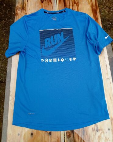nike majica na kragnu: T-shirt Nike, S (EU 36), color - Blue