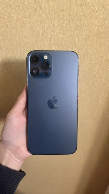 Apple iPhone: IPhone 12 Pro Max, Б/у, 256 ГБ, Pacific Blue, 78 % — 3