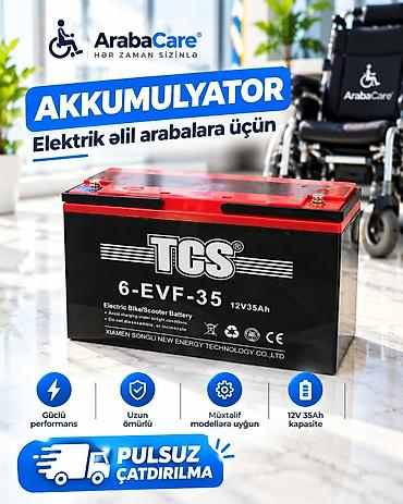 lexus universal: Elektrik əlil arabaları üçün akkumulyator – TCS 6-EVF-35 - Növ — 1