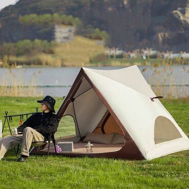 закрытое футбольное поле: Палатка автоматическая A-Frame Camping 220 х 160 х 150 см Палатка