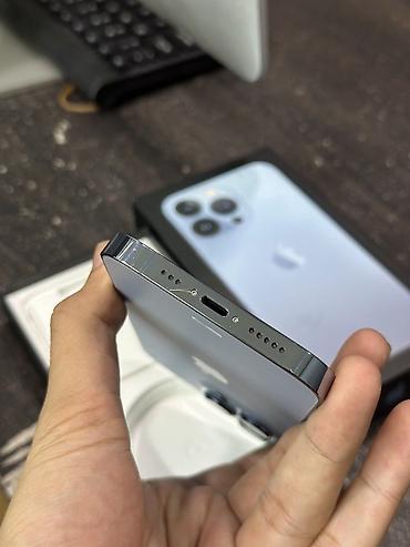 apple iphone 8 plus: IPhone 13 Pro, 128 GB, Sierra Blue, Zəmanət, Face ID, Sənədlərlə — 4