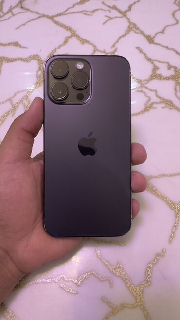 колонка алиса мини бишкек цена: IPhone 14 Pro Max, Колдонулган, 256 ГБ, Deep Purple, Коргоочу айнек, Каптама