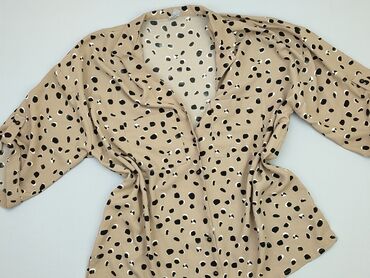 eleganckie brązowa bluzki: Блуза жіноча, L, стан - Дуже гарний