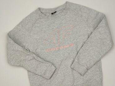 pluszowa kurtka z kapturem: Sweatshirt, 4F Kids, 13 years, 152-158 cm, condition - Very good