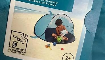 Šatori za decu: LIVARNO Home dečiji pop-up šator za plažu – “ajkula” dizajn - — 3