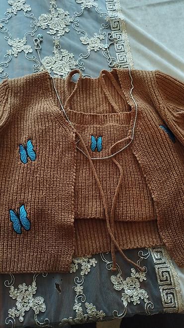 Личные вещи: Жилет, Zara, M, цвет - Коричневый — 1