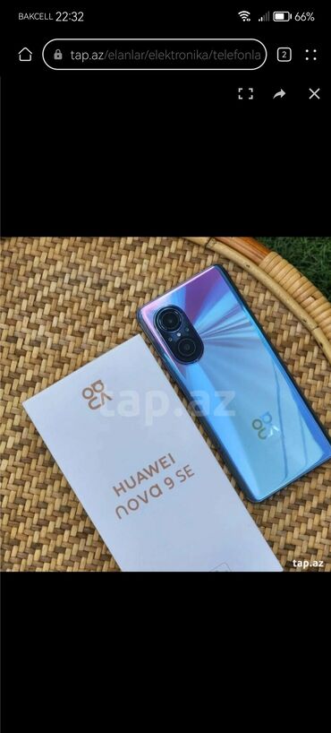 yeni telfonlar: Huawei rəng - Mavi