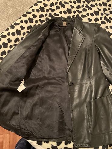 Пиджаки, жакеты: Срочная цена ‼️ Женский кожаный пиджак-жакет. - Цвет: черный. - — 8