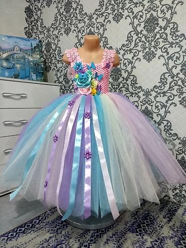 Платья: Детское платье, цвет - Белый, Новый — 21