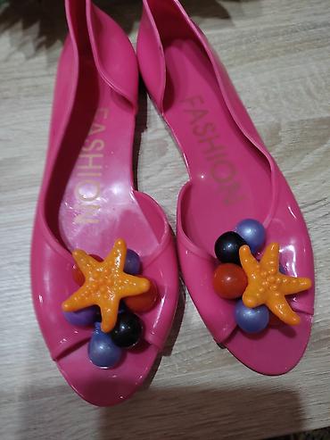 baletanke devojcice: Gumene sandale za plazu, bazen, broj 41. Duzina gazista 27 cm. Roze — 3
