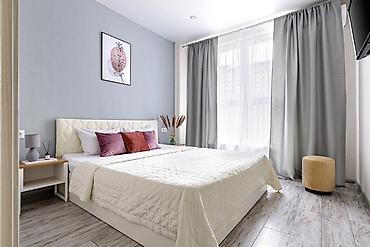 hotel osh: 1 комната, Бишкек Парк ТРЦ, Душевая кабина, Постельное белье, Кондиционер — 8