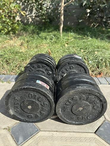 диски cd: Гантели разборные, пара. 25+25=50кг Характеристики: - Тип: разборные — 1