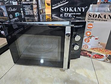 Mikrodalğalı sobalar: Mikrodalğalı soba Ayrıca dayanan, Mikrodalğalar ilə, rəng - Qara, Yeni — 5