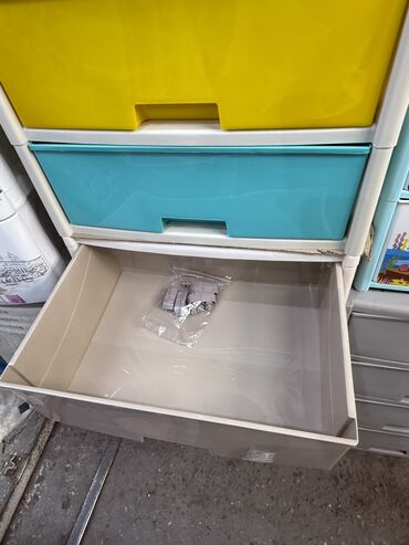 Комоды для одежды: Комод для одежды, Новый, Без зеркала, Пластик, цвет - Бежевый, Платная доставка — 11