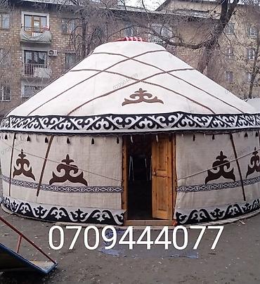 Аренда юрт: Аренда юрты, Каркас Деревянный, 80 баш, С полом, Самовар, Стол — 4