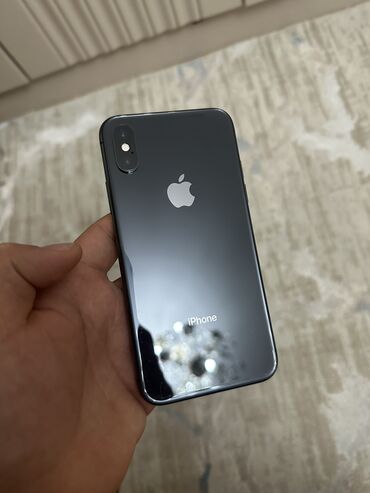 арзан бада телефон: IPhone Xs, Б/у, 256 ГБ, Space Gray, Защитное стекло, Чехол, 94 %