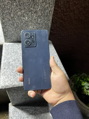 redmi 12 g: Redmi Note 12, 128 GB, rəng - Qara, Barmaq izi
