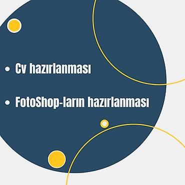Работа: CV hazırlanması və foto redaktə - Fərdi CV-lərin hazırlanması — 1