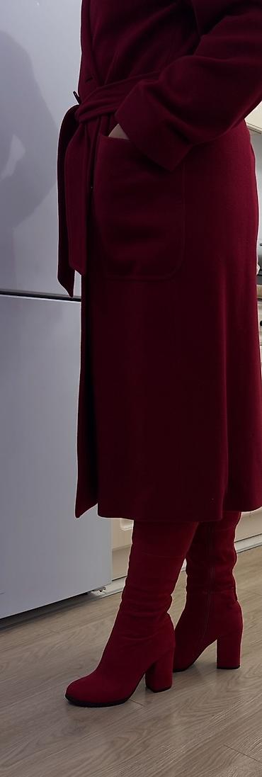 Сапоги: Сапоги, 38.5, Б/у, цвет - Красный, Бесплатная доставка — 11