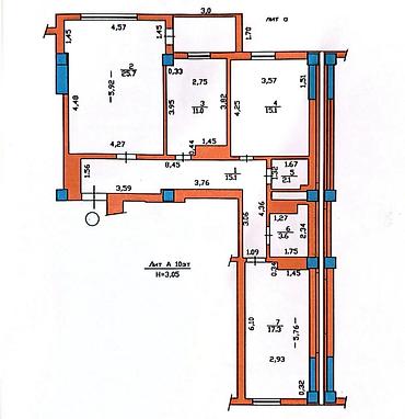 карла: 3 комнаты, 90 м², ул. Карла Маркса Индивидуалка, 10 этаж, Дизайнерский ремонт — 10