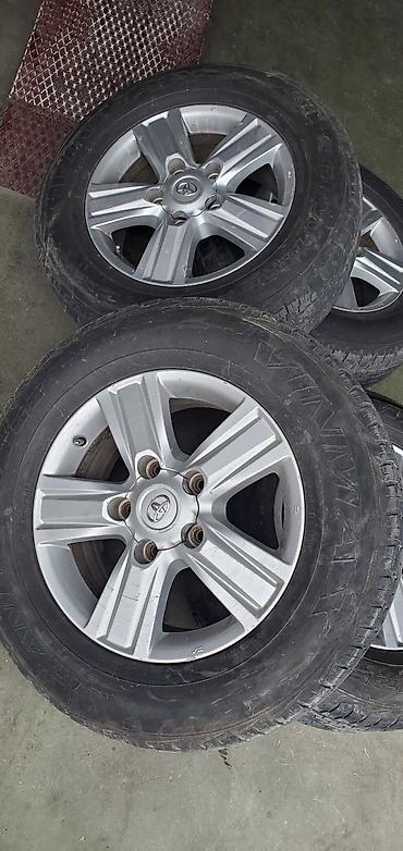 Nəqliyyat: 285 /60 R18 109V M+S avtomobil şiəri – 4 ədəd disk teker dəst toyota — 1