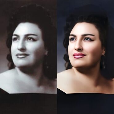 Başqa xidmətlər: "Köhnə bulanıq rəngsiz zədəli fotoların bərpası".Online şəkildə — 7