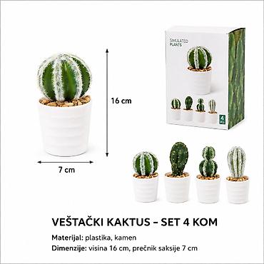 KMT Keramički saksijska biljka okrugla – set 4 kom (SKU: 702316, EAN