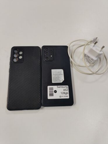 Samsung: Samsung Galaxy A52, 128 GB, rəng - Qara, Düyməli, Barmaq izi