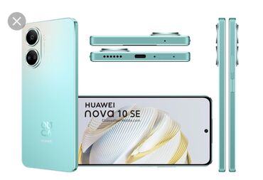 huawei ascend mate: Huawei Nova 10 SE, 128 GB, rəng - Qara, Sensor, Barmaq izi, İki sim kartlı