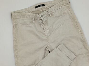 spodnie pumpy lata 80: J Brand, Material trousers for women, size L (EU 40)