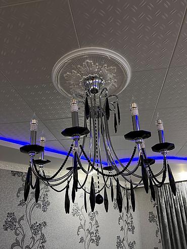 palma agaci aliram: Çılçıraq, 8 lampa, Metal — 4
