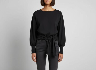 bluza z rozcięciami po bokach h m: H&M, Bluzka damska, rozmiar M