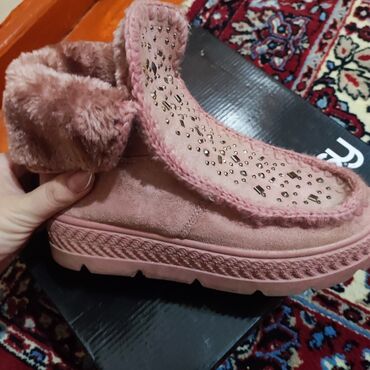 зимный обувь: Угги ADI, 37, цвет - Розовый
