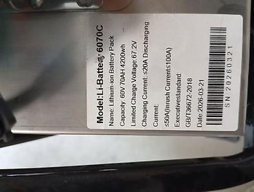 Мопеды, скутеры: Elektrik velosiped Maikolin H12 Motor 1500 vatt Akkumulyator 60 volt — 4