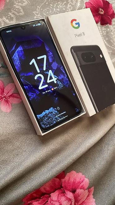 iphone cs: Google Pixel 8, Б/у, 128 ГБ, цвет - Черный, 1 SIM, eSIM — 1