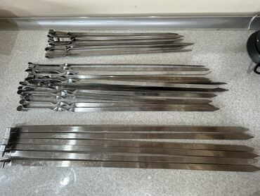 et tukani: Paslanmayan poladdan kabab şişləri dəsti satılır.Sifariş var.Nerj