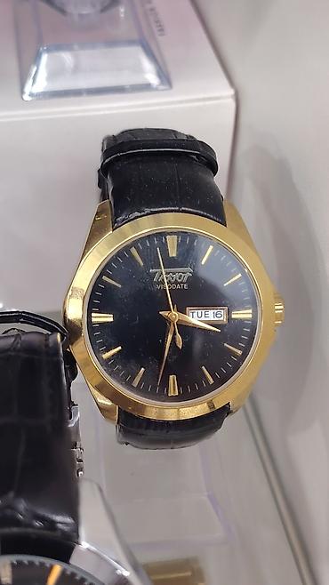 Aksesuarlar: Tissot kişi qol saatları kolleksiyası - Klassik Tissot Visodate: qara — 4