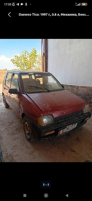 srv 3: Daewoo Tico: 1997 г., 0.8 л, Механика, Бензин, Хэтчбэк — 3