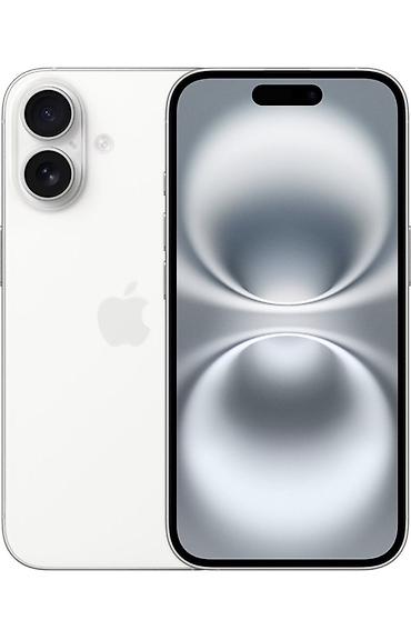 iphone 16 neçə manatdır: IPhone 16, 256 GB, Ağ, Face ID — 1
