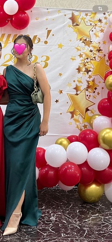 вечернее длинное платье с открытой спиной: Вечернее платье, Длинная модель, Без рукавов, Открытая спина, S (EU 36)