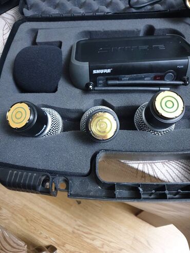 Mikrofonlar: İşlənmiş Radio Mikrofon Shure — 3
