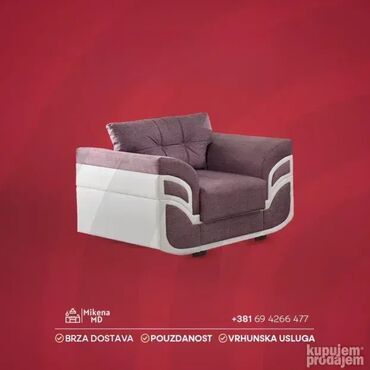 natuzzi fotelja: 🛋️ Fotelja 2 🛋️ 📏 Dimenzije: 130 x 90 x 90 cm ✔️ Izrađena od kuvanog