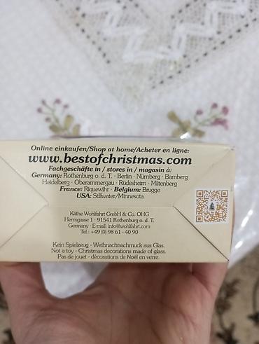 şaxta baba hediyyesi: Məşhur Alman brendi "Käthe Wohlfahrt" firmasının orijinal "Poesie in — 4