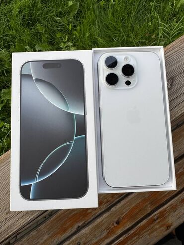 старые кнопочные телефоны: IPhone 16 Pro, Б/у, 128 ГБ, Natural Titanium, Кабель, Коробка, 100 %