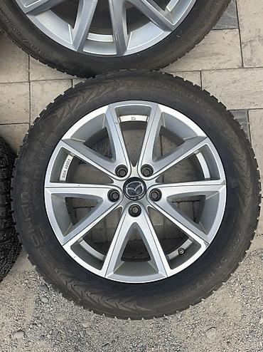 диски mazda: Колеса в сборе 225 / 55 / R 17, Всесезонная, Б/у, Комплект, Легковые, Литые, отверстий - 5 — 7