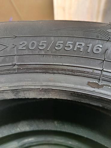 Транспорт: Шины 205 / 55 / R 16, Всесезонная, Б/у, Комплект, Легковые, Япония — 2